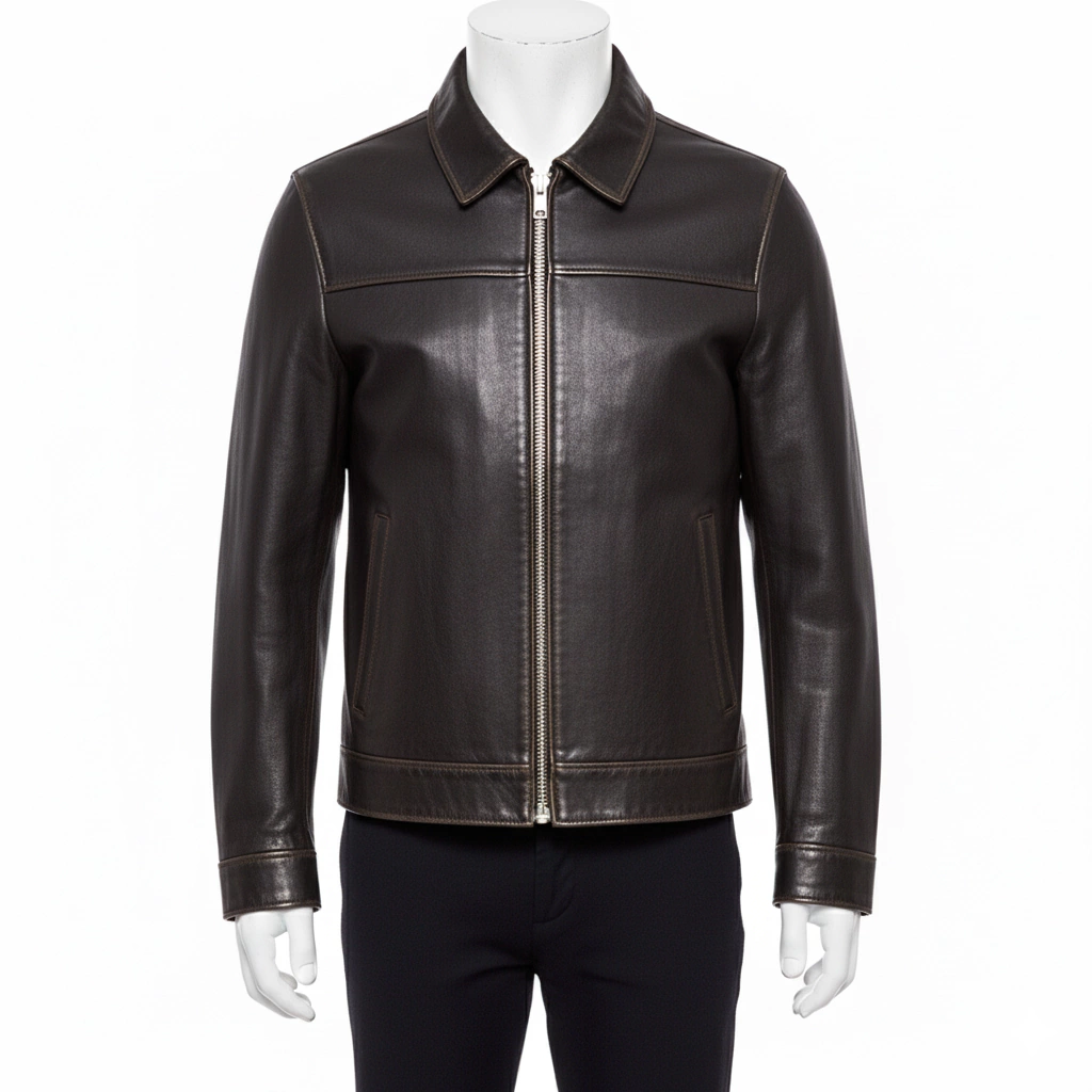 Chaqueta Cuero Vintage
