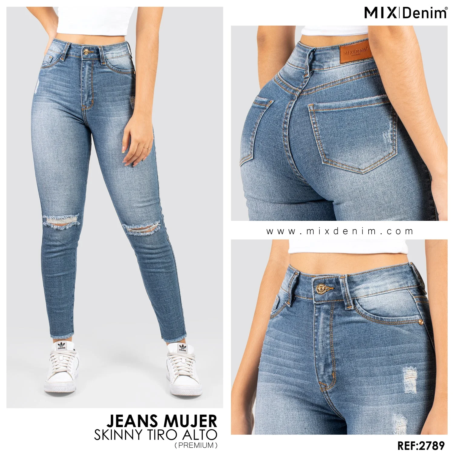 Jeans Premium Tiro Alto