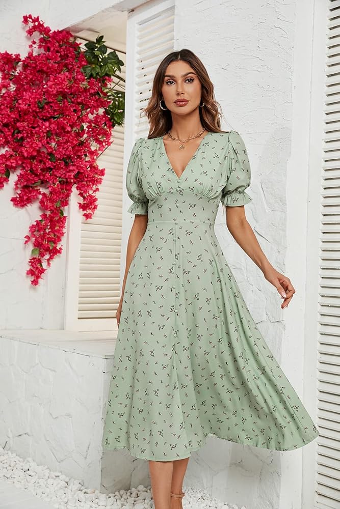 Vestido Floral Mid